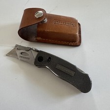 Cortador de caixa de facas utilitário artesão vintage com estojo original e gaveta de lâmina escondida comprar usado  Enviando para Brazil