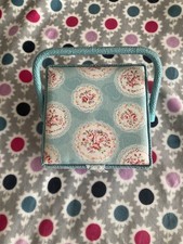 Sewing box blue for sale  LEEDS