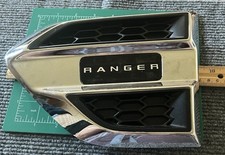 Tampa de para-lama de ventilação frontal cromada ABS acabamento 2 peças para Ford Ranger 2015-2019 2020 comprar usado  Enviando para Brazil