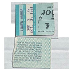 Ticket stub journey for sale  Lexington