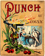 Ancienne étiquette punch d'occasion  Bordeaux-