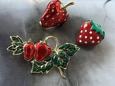 Vintage strawberry pins for sale  Riverton