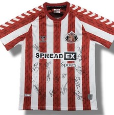 Camisa SUNDERLAND AFC 2024/25 Home assinada pelo esquadrão PROMOVIDA PREM - CERTIFICADO DE AUTENTICIDADE e prova fotográfica comprar usado  Enviando para Brazil