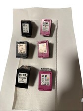 6 cartuchos de tinta preta genuínos vazios HP 61XL nunca recarregados virgem comprar usado  Enviando para Brazil