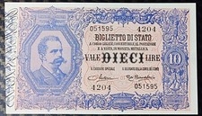Lire 1925 r2 usato  Villarosa