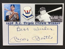 Mickey mantle autograph for sale  Homer Glen