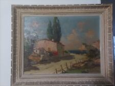 Huile toile lucien d'occasion  Paris IX