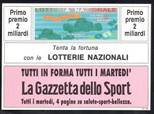 Cartolina lotteria nazionale usato  Corinaldo