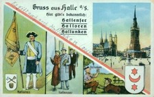 Ansichtskarte halle hallenster gebraucht kaufen  Eggenstein-Leopoldshafen