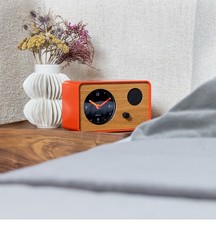 Relógio despertador moderno analógico Oneclock Gentle Wake. Vermelho+carvalho US$ 400 comprar usado  Enviando para Brazil
