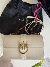 Pinko cream leather gebraucht kaufen  Berlin