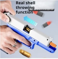 blaster de dardos macio brinquedo ao ar livre Glock com brinquedo silenciador airsoft envio mais rápido 2 dias comprar usado  Enviando para Brazil