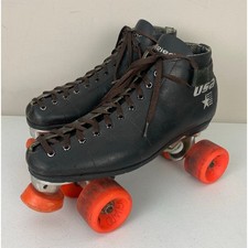 Antigo Riedell EUA Patins de Velocidade Quad Couro Vanguard Wheels Invader placa 9 comprar usado Antigo Riedell EUA Patins de Velocidade Quad Couro Vanguard Wheels Invader placa 9 comprar usado  Enviando para Brazil