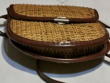 Borsa vintage midollino usato  Bari