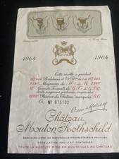 étiquette château mouton d'occasion  Bagnolet