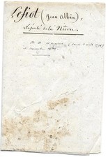 Document lettre 1830 d'occasion  Corbigny