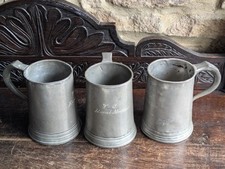 Large pewter quart for sale  BARNARD CASTLE