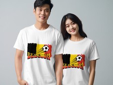 Camiseta de futebol da Bélgica torneio europeu unissex Euro 2024 comprar usado  Enviando para Brazil