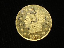1871 california gold for sale  Pottstown