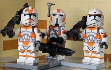 Star Wars Clone Minifig (3x) 212th Attack Battalion Trio Waxer Boil & Driver , usado comprar usado  Enviando para Brazil
