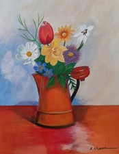 Grande aquarelle nature d'occasion  France