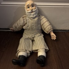 Usado, Boneca de Papai Noel feita à mão corpo macio fora de serviço comprar usado  Enviando para Brazil
