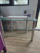 Chrome glass corner for sale  POOLE