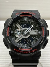 Używany, Męski zegarek G-Shock Ga-110Hr-1Adr czarny czerwony 196-250625-Cn-7-Min kolor na sprzedaż  Wysyłka do Poland