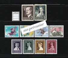 LIECHTENSTEIN 1955 - Kompletny rok.  MNH.  €364 na sprzedaż  Wysyłka do Poland