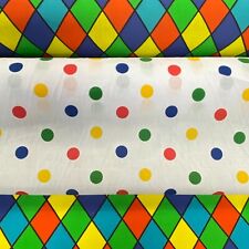 Polycotton fabric harlequin for sale  WESTCLIFF-ON-SEA