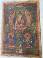 Antique tibetan thangka for sale  HALSTEAD