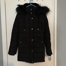 Black padded puffer for sale  UK