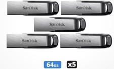 Sandisk Ultra Flair 64GB Flash Drive USB 3.0 Pen Drive Pen Drive (pacote com 5), usado comprar usado  Enviando para Brazil