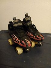 Patins Rock Speed Freaks tamanho 6 preto verde retrô chamas, usado comprar usado  Enviando para Brazil