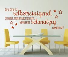 Küchen wandtattoo spruch gebraucht kaufen  Wilster