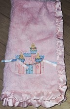 Cobertor de bebê Babies R Us rosa castelo princesa Lovey 37 X 29" comprar usado  Enviando para Brazil