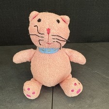 Baby Gap Pink Kitty Cat 7" brinquedo de pelúcia bicho de pelúcia som miado 2002 não funciona, usado comprar usado  Enviando para Brazil