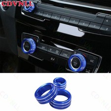 Para BMW X1 F48 2016-2021 Console de Alumínio Azul Volume Botão Interruptor Tampa 3PCS comprar usado  Enviando para Brazil