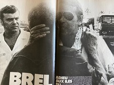 ( ̄`*•. ̧ Press cut "JACQUES BREL AUX MARQUISES" August 1978 ̧.•* ̄) d'occasion  Expédié en Belgium