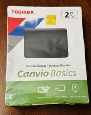 Przenośny zewnętrzny dysk twardy Toshiba Canvio Basics 2 TB (HDTB520XK3AA) - czarny na sprzedaż  Wysyłka do Poland