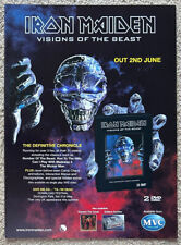 IRON MAIDEN - VISIONS OF THE BEAST 2003 full page UK magazine ad, usado comprar usado  Enviando para Brazil