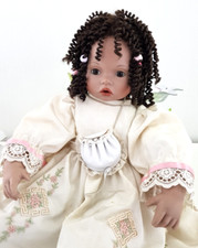 Afro künstlerpuppe ella gebraucht kaufen  Deutschland