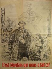 Ww2 affiche allemande d'occasion  Paris V