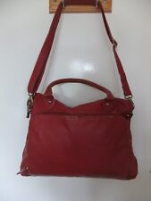 Red leather handbag for sale  CEMAES BAY