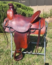 Macpherson roping saddle d'occasion  Expédié en Belgium