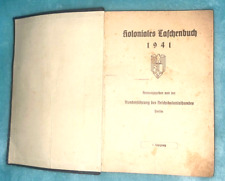 Koloniales taschenbuch 1941 gebraucht kaufen  Rheine