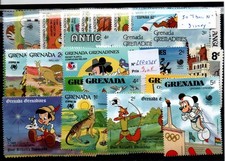 Lot timbres thematique d'occasion  Panissières