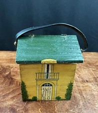 Vintage Houses By Hitchcock Wooden House Purse comprar usado  Enviando para Brazil