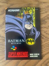 Batman Returns - SNES PAL - Mode d´emploi / Handleiding / Instructions comprar usado  Enviando para Brazil