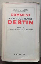 Koeltz joue destin d'occasion  Paris XIV